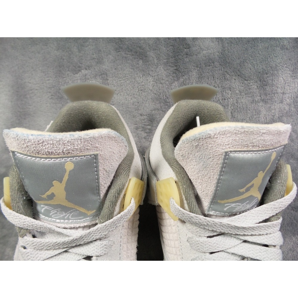 Nike Air Jordan 4 Retro SE Shoes Mens Size 8 Gray Craft Photon Dust DV3742-021 - Picture 3 of 13